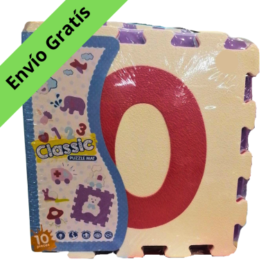 PISO DECORATIVO NUMEROS Y COLORES PASTEL