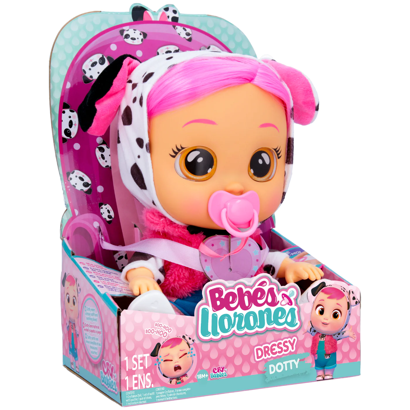 Bebes llorones medidas discount