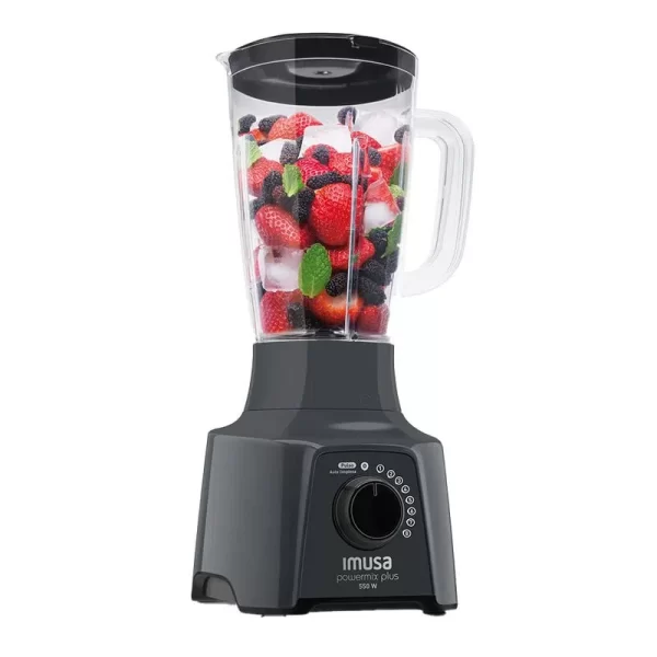 IMUSA LICUADORA POWERM PLUS 8V GR V/PL CO LM288B56