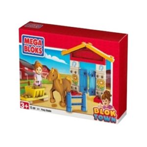 Bloques Bloktown establo caballo pony