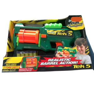 PISTOLA LANZADOR PLASTICO DE ESPUMAS TEK 5