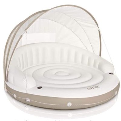 Isla Flotante Inflable con Sombra