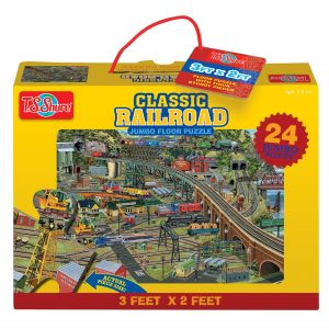 ROMPECABEZAS PISO FERROCARRIL CLASICO X 24 PIEZAS JUMBO