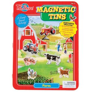 Caja Metalica con Imanes de Granja