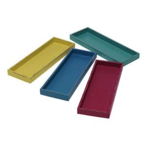 Bandejas de madera decorativas