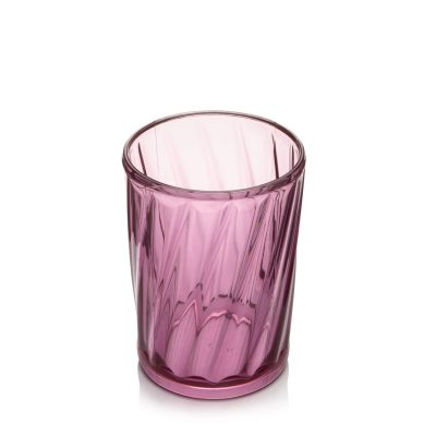 VASO BEBIDA LARGA TRANSPARENTE CIRUELA LUNAR 410 ML