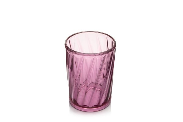VASO BEBIDA LARGA TRANSPARENTE CIRUELA LUNAR 410 ML