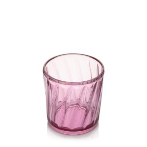VASO BEBIDA CORTA LUNAR TRANSPARENTE CIRUELA 325 ML