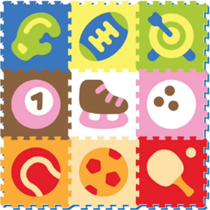 PISO DECORATIVO DEPORTES 9 PCS