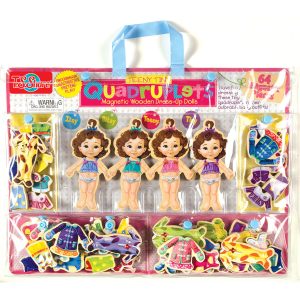 JUEGO DE MAGNÉTICO MUÑECAS CUADRUPE
