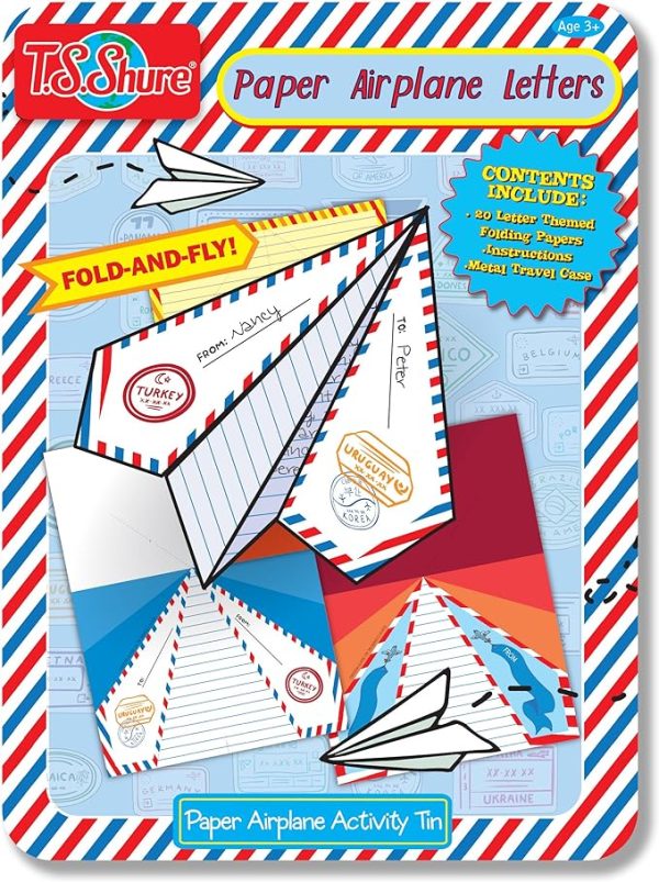 Juego figuras aviones papel