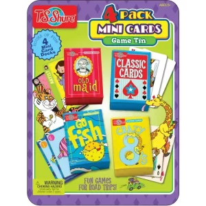 Minijuegos de cartas TS Shure, paquete de 4