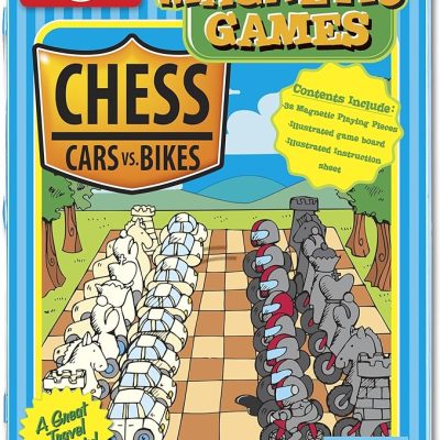 Juego de ajedrez magnético autos y motos