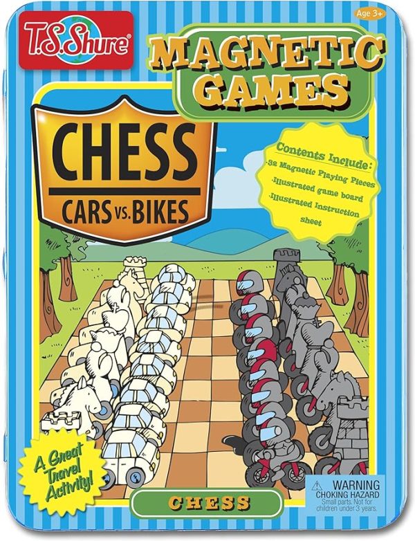 Juego de ajedrez magnético autos y motos