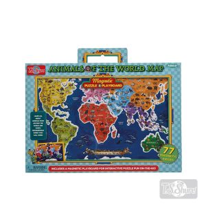 MAPA MUNDIAL MAGNÉTICO ANIMALES DEL MUNDO