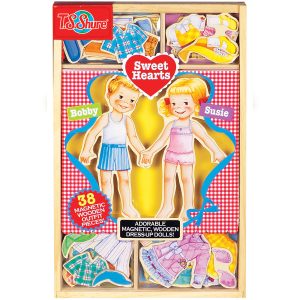 JUEGO DE MAGNÉTICO MUÑECAS CORAZON DULCE