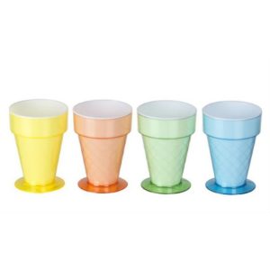 Taza Plástica Helados