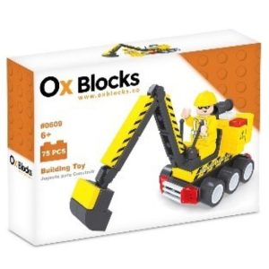 Excavadora para construir 75 piezas