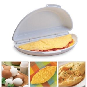 Recipiente  Plástico para hacer Omelette en microondas