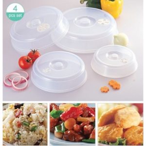 Set 4 Tapas para Microondas