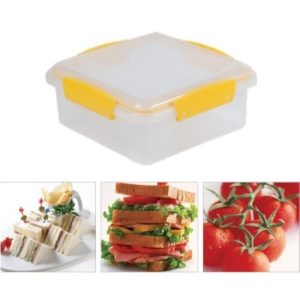 Contenedor Cuadrado Plastico850ml.