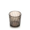 VASO BEBIDA CORTA TRANSPARENTE GRIS AHUMADO LUNAR 325 ML - Image 2