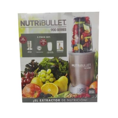 Licuadora Nutribullet 5 Piezas de 900 watts