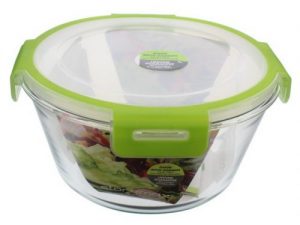 Contenedor de alimentos de 2320cc con tapa de bloqueo