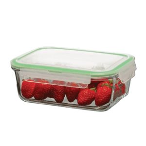 Contenedor de alimentos de 800cc con tapa de bloqueo