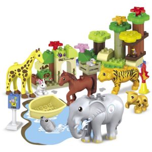 Zoologico Divertido para construir 51 piezas
