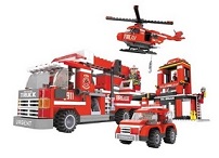 Brigada Bomberos para construir 697 piezas