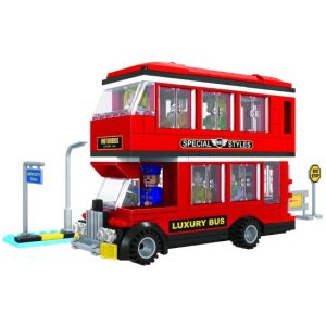Bus de dos pisos para construir 282 piezas