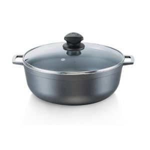 Caldero 30 Cm Aluminio Fundido Antiadherente Imusa Con Tapa