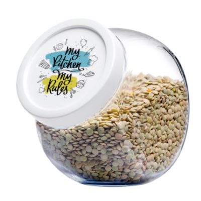 Tarro almacenamiento 2000 cc diseño  azul