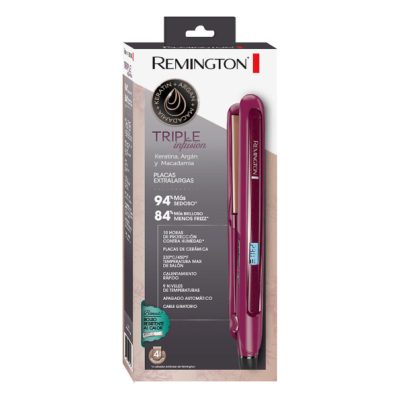 Plancha Alisadora Remington Triple Infusión
