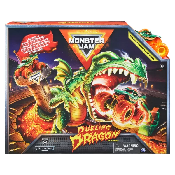 MONSTER JAM SET DE ACROBACIAS DUELO DE DRAGONES 1:64 - Image 2