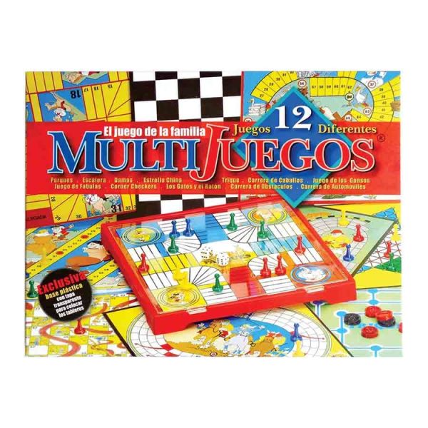 JUEGO MESA MULTIGUEGOS X 12 - Image 2