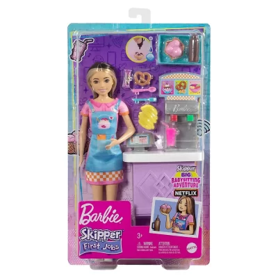 BARBIE SET SKIPPER BARRA DE BOTANAS