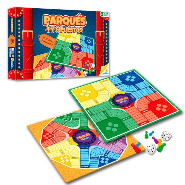 Juego Mesa Parqués 6 puestos