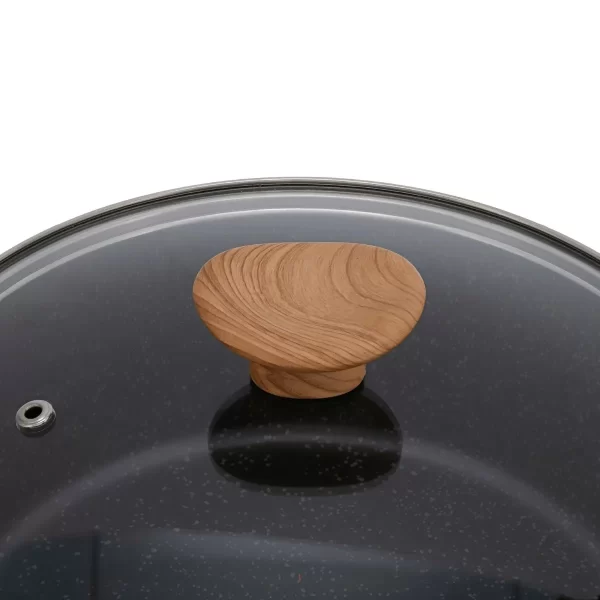 Sartén IMUSA Natural Stone de 20cm con Tapa de Vidrio - Image 4