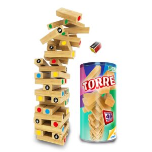 Juego mesa Torre empaque metal