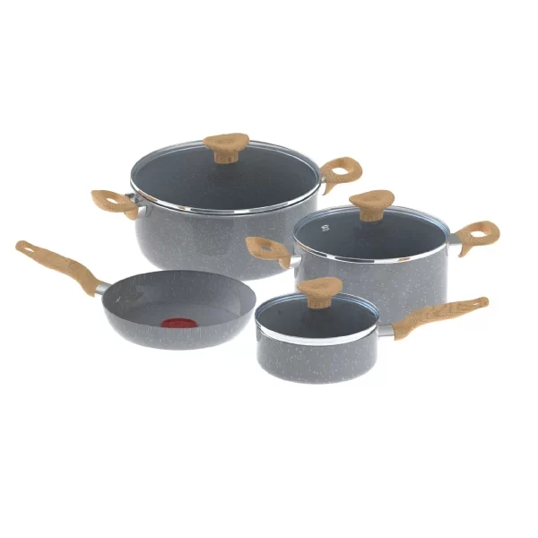 BATERIA 7 PZAS NATURAL STONE IMUSA - Image 2