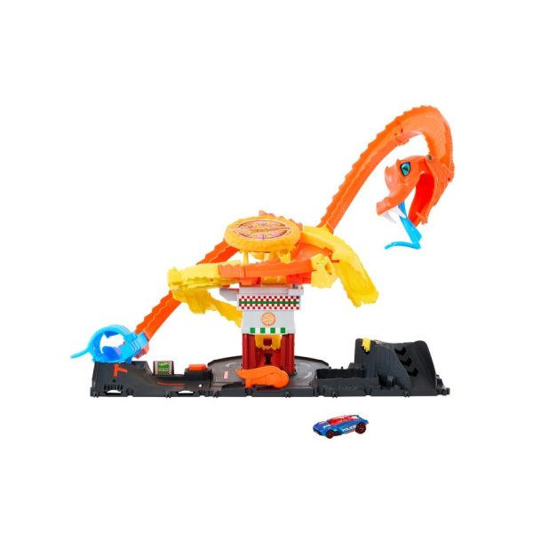 HOT WHEELS CITY ATAQUE DE COBRA VS PIZZERÍA - Image 5