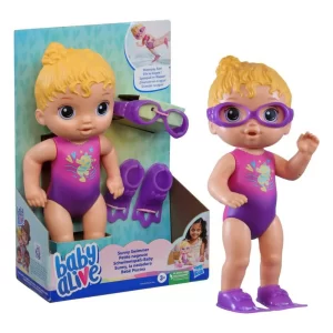 BABY ALIVE SUNNY LA NADADORA CABELLO RUBIO