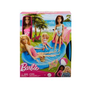 BARBIE PISCINA CON MUÑECA