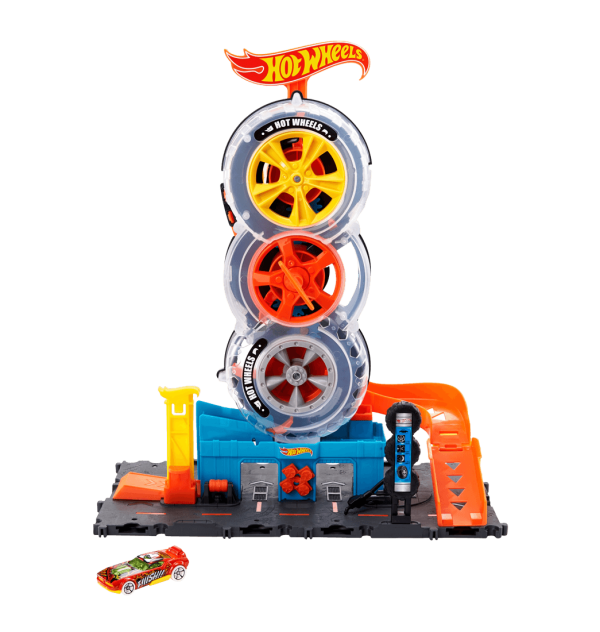 HOT WHEELS CITY SUPER TIENDA DE LLANTAS - Image 2