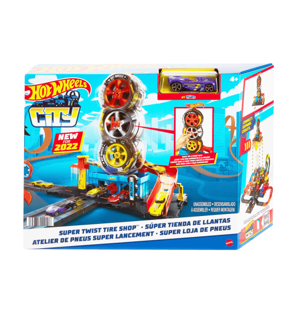 HOT WHEELS CITY SUPER TIENDA DE LLANTAS