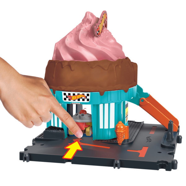 HOT WHEELS PISTA CITY HELADERIA - Image 6