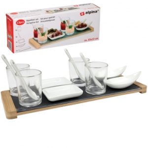 Bandeja  servicio pasabocas Alpina