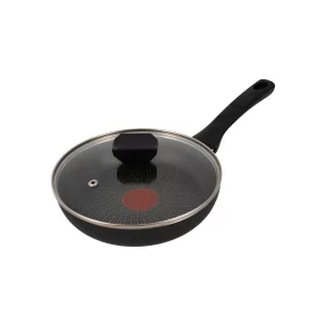 Sartén IMUSA 30 cm Hard Titanium Tapa Vidrio